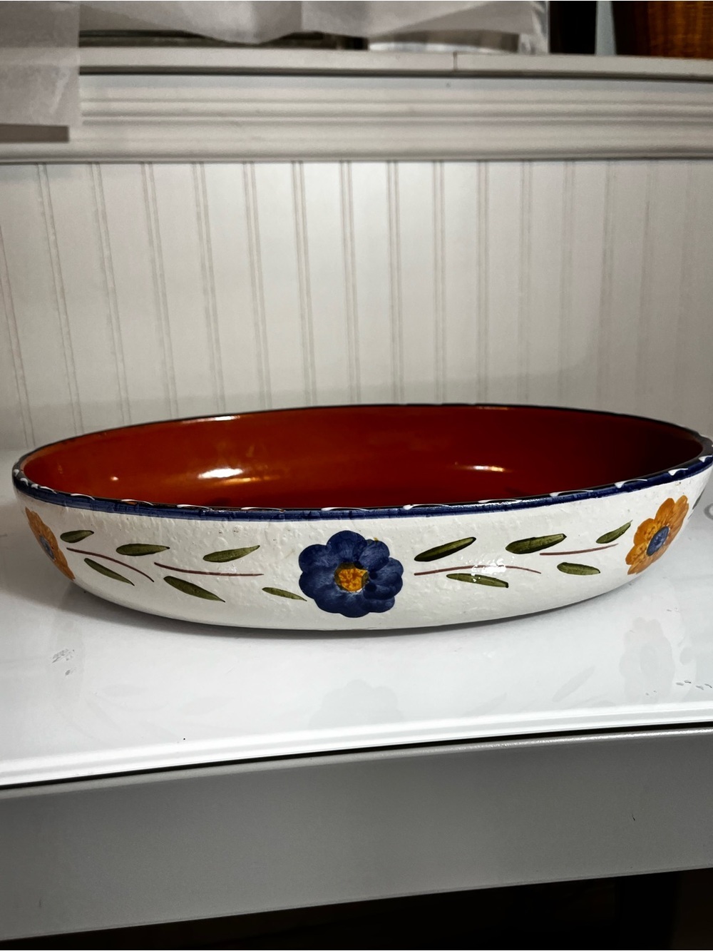 Furio Home "La Spezia" Hand Painted Oval Ceramic Baking Dish Serving Bowl Italy - Picture 5 of 15